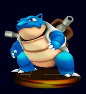 Trofeo de Blastoise en SSBM.