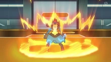 Lucario de Ash usando inversión.
