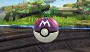 Master Ball en el escenario Campo de batalla.