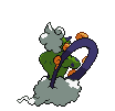Imagen posterior de Tornadus variocolor en la quita generación