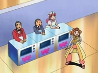 EP530 Marian y el jurado.png (64 kB) Marian junto al jurado en el Concurso Pokémon de Solaceon/Sosiego.