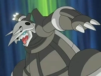 EP541 Aggron usando golpe roca