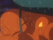 EP011 Charmander bajo la lluvia