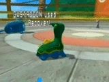Recuperacion.gif (337 kB) Gastrodon usando recuperación en Pokémon Battle Revolution.