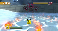 Pikachu contra Hydreigon.