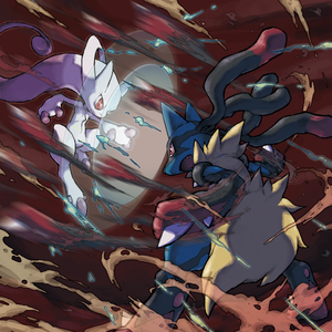 Mega Mewtwo vs Mega Lucario