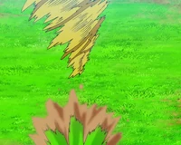 Sandslash usando Taladradora.