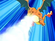 EP466 Charizard usando dragoaliento