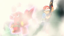 Volcanion usando neblina en la P19.