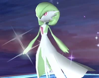 Gardevoir usando reflejo en Super Smash Bros. Brawl.