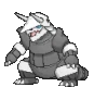 Imagen de Aggron en Pokémon X, Pokémon Y, Pokémon Rubí Omega, Pokémon Zafiro Alfa, Pokémon Sol y Pokémon Luna