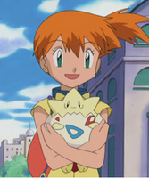 Misty con Togepi.