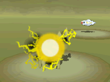 Blitzle usando chispa en la quinta generación.