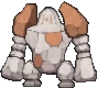 Imagen de Regirock en Pokémon X, Pokémon Y, Pokémon Rubí Omega, Pokémon Zafiro Alfa, Pokémon Sol y Pokémon Luna