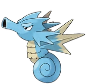 Evoluciona a: * Seadra → Kingdra