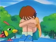 Mackenzie triste por no lograr dominar su miedo.