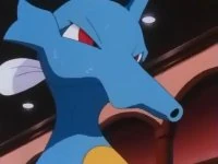 Kingdra agotado de luchar.