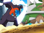 Garchomp vs. Torterra.