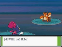 Weavile usando robo en la cuarta generación.