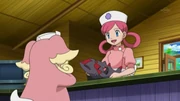 Zorua en el Centro Pokémon.