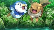 EP1163 Piplup y Eevee