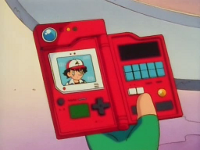EP002 Pokédex mostrando la información de Ash