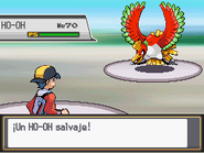 Aparición de un Pokémon salvaje en Pokémon Oro HeartGold y Pokémon Plata SoulSilver.