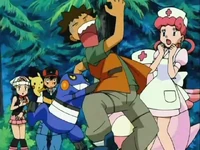 EP507 Croagunk atacando a brock.png (543 kB) Croagunk es el encargado de frustrar las conquistas de Brock.