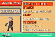 Información de Máximo en la agenda.