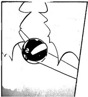 Pokemonadventures8-boomerang.jpg (22 kB) Pokéboomerang en el manga.
