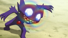 Un Sableye usando profecía.