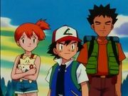 EP118 Misty, Ash y Brock