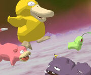 Psyduck, Weezing, Slowpoke, Chikorita y Pichu SSBM