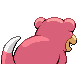 Imagen posterior de Slowpoke macho o hembra en la cuarta generación