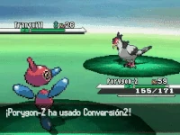 Porygon-Z usando conversión2 en la quinta generación.