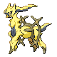 Arceus tipo roca DP brillante 2