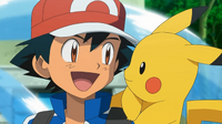 EP809 Pikachu y Ash