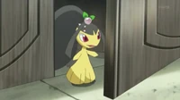 Mawile de Mabel con una Mawilita.