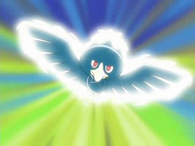 Murkrow de Polo usando ataque aéreo.