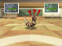 Furret usando amnesia en Pokémon Stadium 2.
