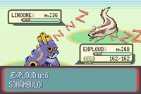 Exploud usando sonámbulo en la tercera generación.