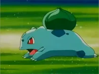 Bulbasaur usando derribo.
