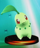 Trofeo de Chikorita en Melee.