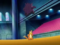 Gengar flotando con levitación.