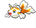 Imagen de Goldeen variocolor macho en Pokémon Negro y Blanco