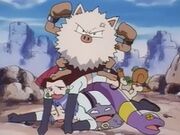 EP025 Primeape y Team Rocket