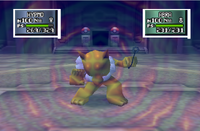 Hypno usando hipnosis en Pokémon Stadium 2.