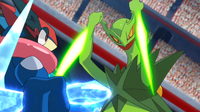 Greninja Ash VS Mega-Sceptile.