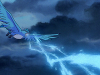 Articuno usando rayo hielo en la P02.