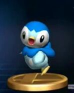 Trofeo de Piplup en Super Smash Bros. Brawl.